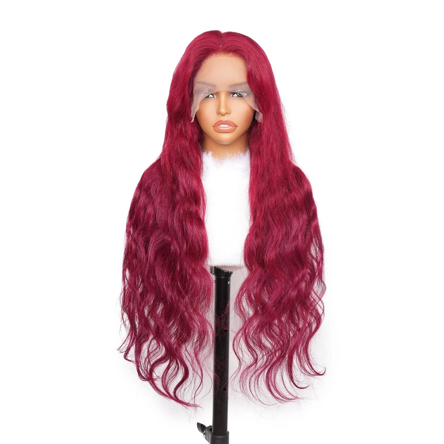 13x6 Body Wave Burgundy 99J Lace Front Human Hair Wigs Pre Plucked 180% Wine Red Lace Wigs For Women Colored Remy Wigs Body Wave