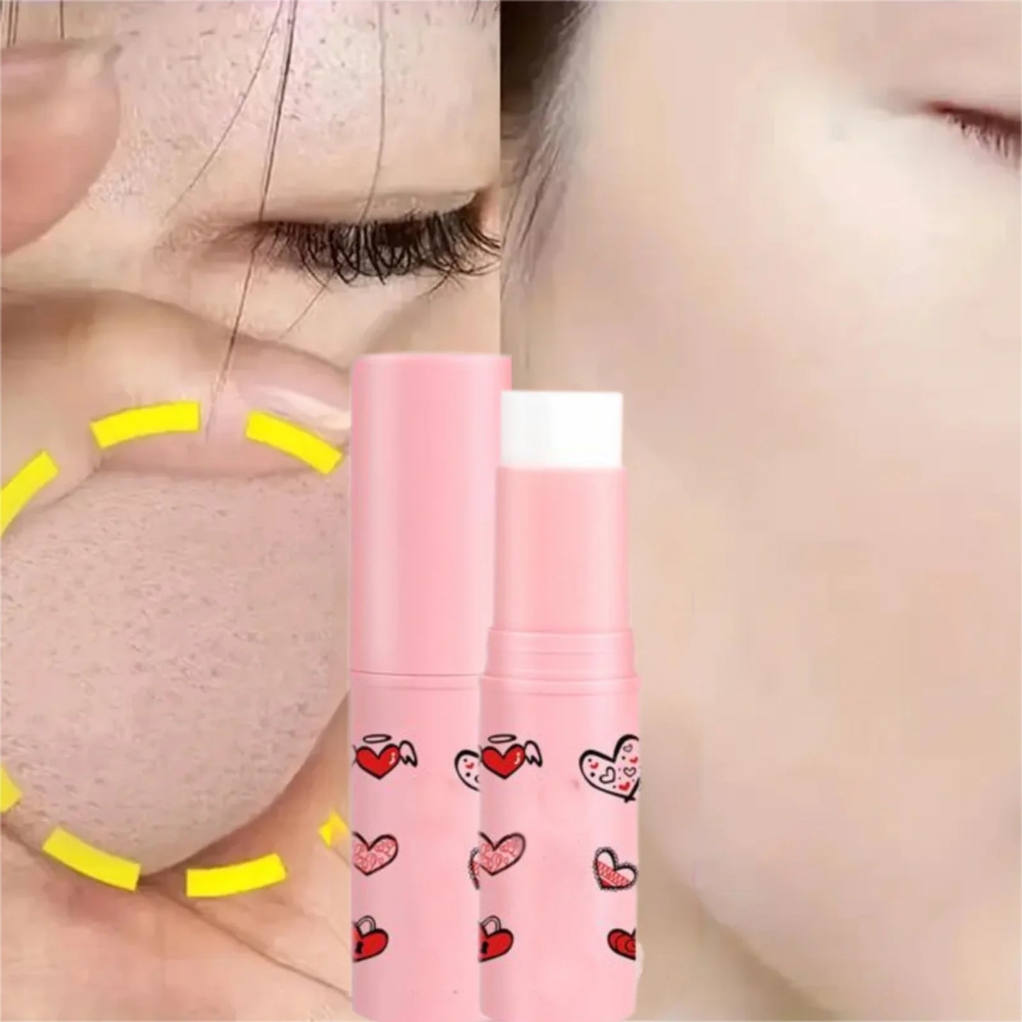 Waterproof Invisible Pore Primer Stick Pore Eraser Oil Control Moisturizing Face Primer Makeup Base Facial Matte Primer Cosmetic