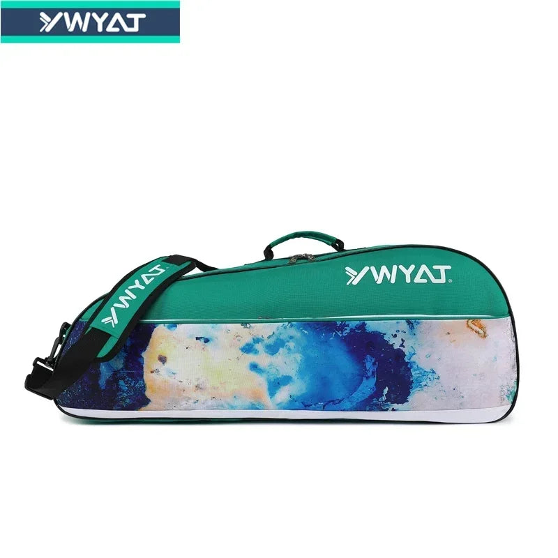 2024 New Badminton Bag Tennis Racket Bag Large Capacity Racket Bag With Separated Shoes Bag Sports Gymbag Squash Racquet Bag