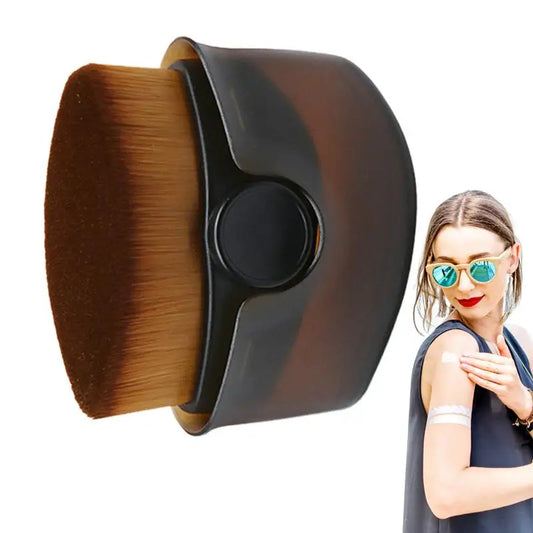 Sunscreen Applicator Suntan Lotion Applicator with Soft Bristles Foundation Makeup Brushes for Liquid Foundation Powder Cream