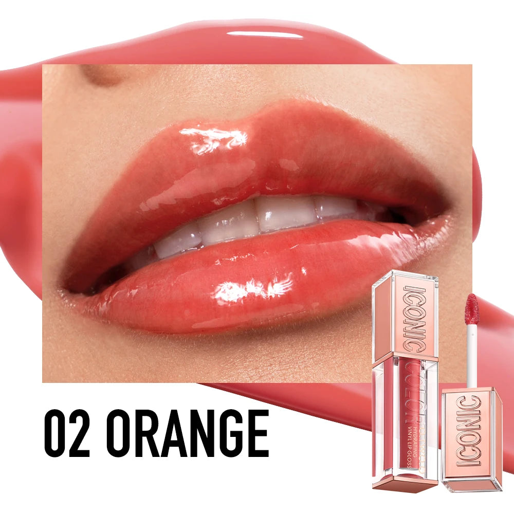 O.TWO.O Lip Gloss Lip Tint Glow Lightweight Hydrating Moisturizing Non-Sticky Long Lasting Plump Red High-shine Lip Glaze Makeup