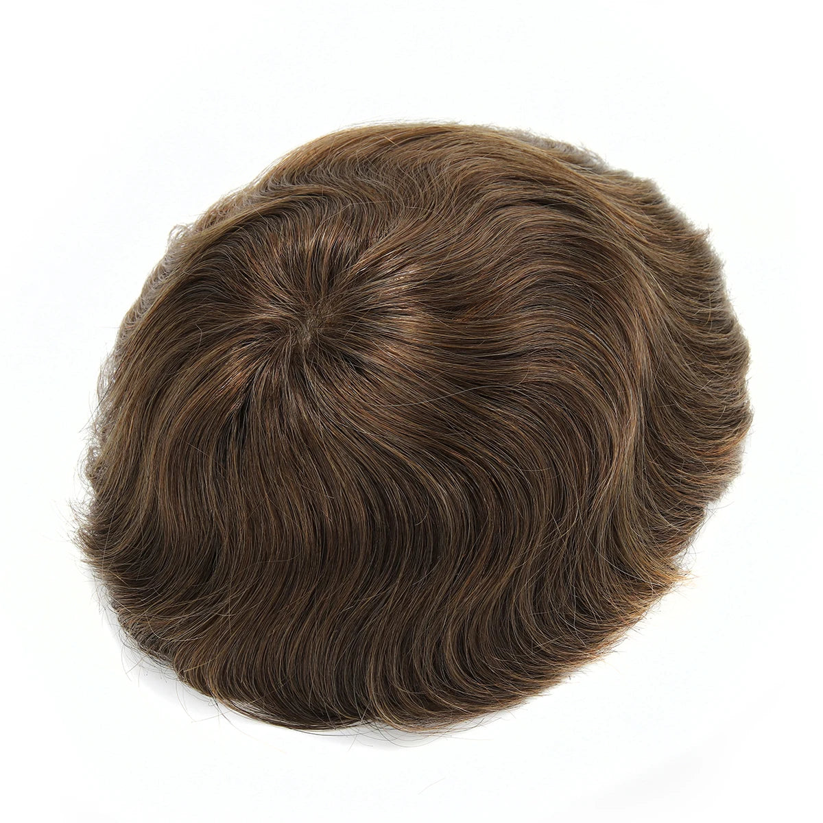 Beeos TJNG 6 inches 0.03-0.04mm Super Thin Skin Men Toupee Hair System Human Hair Protesis Capilar Hombre Pelo Humano