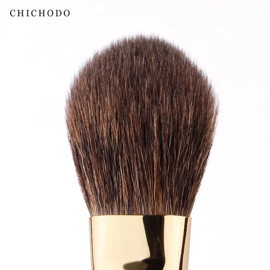 CHICHODO Luxury Makeup Brush Precision Blush Brush High Quality Soft Brush Made of Animal Hair- Red Rose Series 014