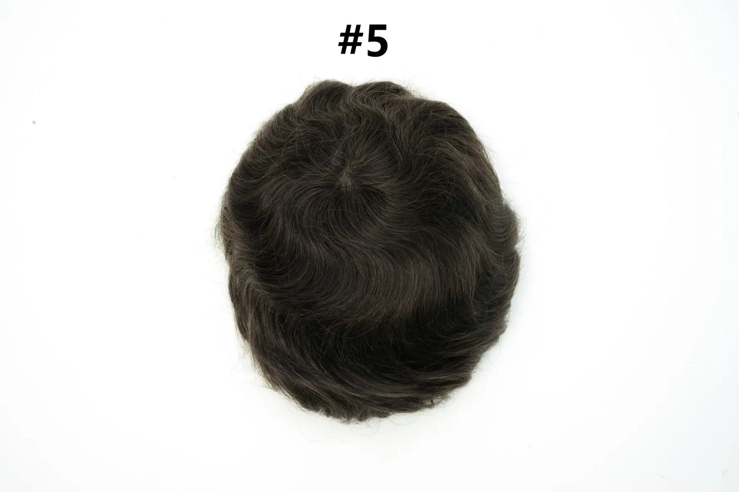 0.03mm Clearance Super Thin Skin Toupee V Loop  Men Toupee Capillary Prothesis Hair Piece For Men Hair Replacement System