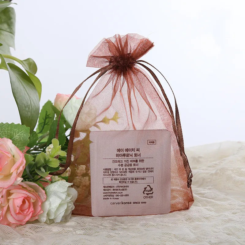 Wholesale Packaging Bags 10/50pcs Organza Gift Bags Wedding Party Decoration White Engagement Gift Bag Pouch 7x9 10x15cm 50%