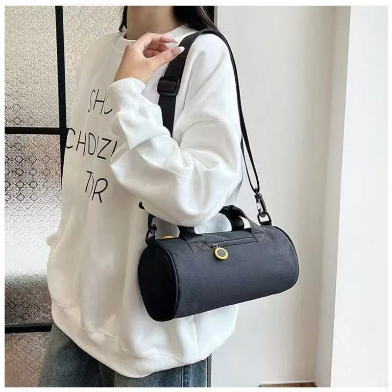 Lightweight Gym Bags One Shoulder Travel Sports Girl Dance Weekend Nylon Handbag Fitness Swimming Yoga Storage Bag