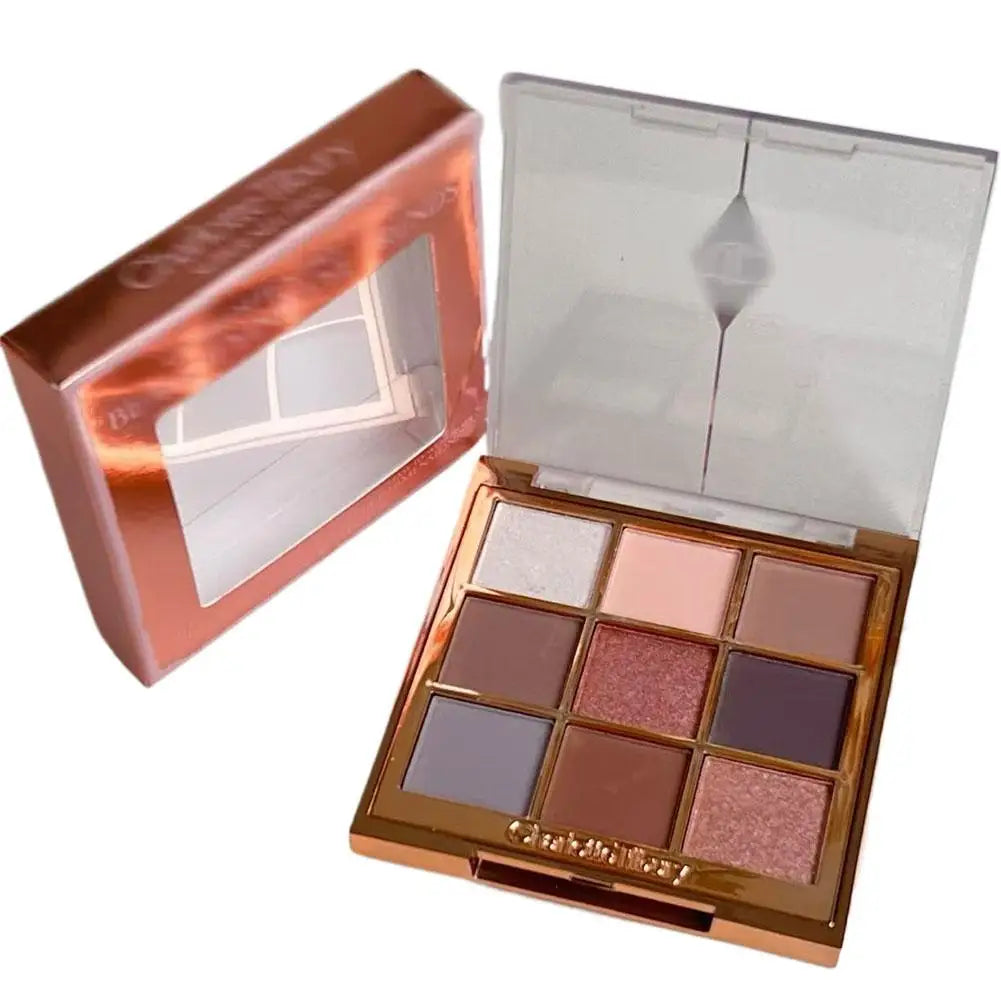 CT 9-color Eyeshadow Palette Shell-like High-gloss Gemstone Palette Controls Oil Light Matte Finish Lasts Longtime Makeup