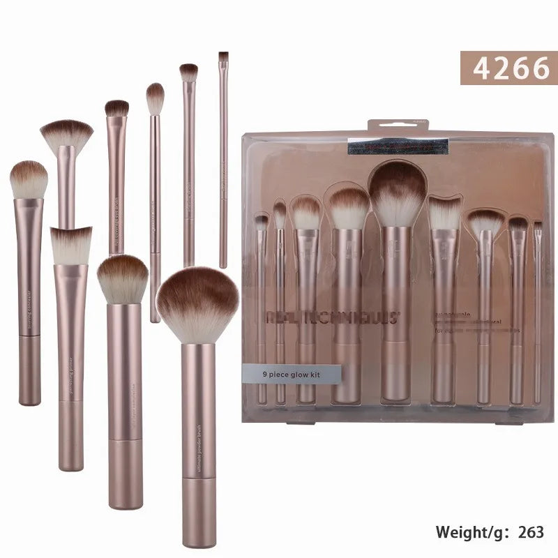 RT4266 Popular Full Set of Makeup Brush Set Powder Blusher Brush Halo Dye Brush Eye Shadow Brush Beauty Egg