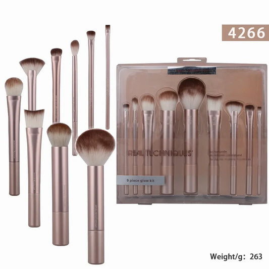 RT4266 Popular Full Set of Makeup Brush Set Powder Blusher Brush Halo Dye Brush Eye Shadow Brush Beauty Egg