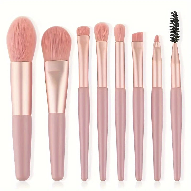 8-20Pcs Makeup Brush Set Portable Eyeshadow Foundation Blush Makeup Brush Kit Cosmetic Concealer Makeup Brushes Mini Beauty Tool