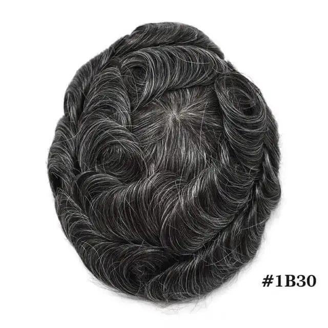 Skinlike HDLace PU Men Toupee Human Hair Wig HDWIGS Human Remy Hair System Units Natural Hair Replacement HD Lace PU Hair Topper