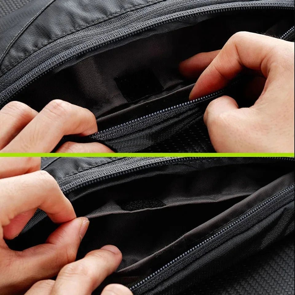 Gym Yoga Waist Belt Pack Running Double Zipper Pocket Waist Bag Waistband Sport Bag Mobile Phone Wasit Wallet Men Women Unisex