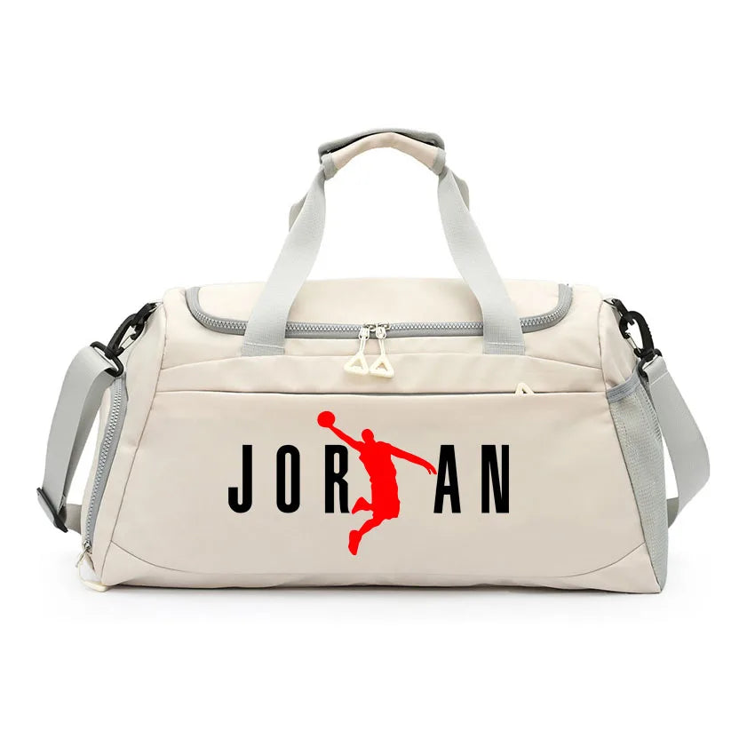 Dry Wet Separation Bags Basketball Yoga Sports Shoulder Handbags Waterproof Multifunctional Swimming  JOR Letter Printed Bag