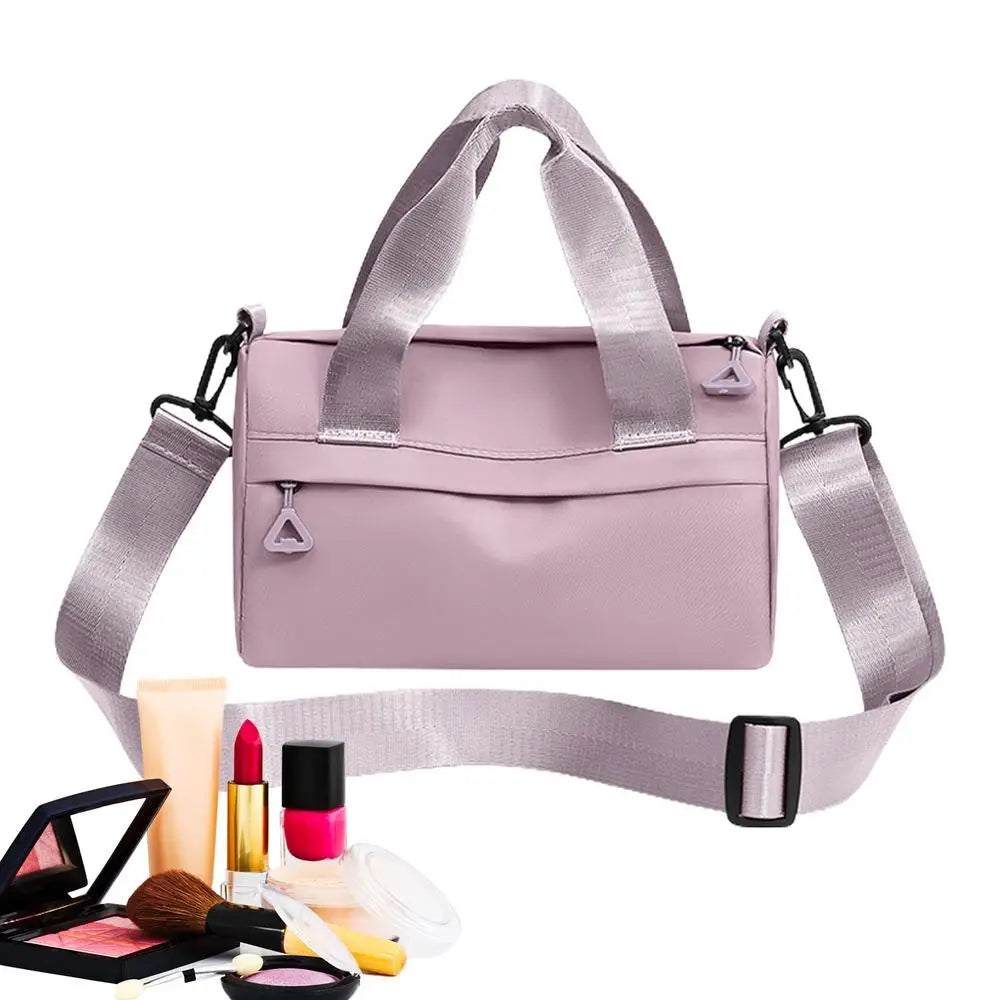 Small Gym Bags Multipurpose Zippered Fitness Bags Outdoor Tote Bag With Shoulder Straps Portable Crossbody Bags For Hiking