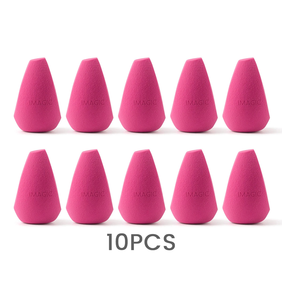 IMAGIC 10PCS/KIT Makeup Sponge Soft For Foundation Concealer Cream Wholesale Healthy Latex Smooth Wet And Dry Women Makeup Tool