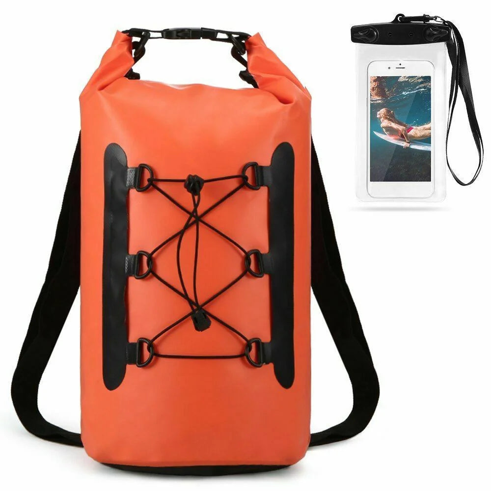 15L Swimming Bucket Dry Waterproof Bag Dry Bag Sack Waterproof Floating Dry Gear Bags For Boating Fishing Rafting Swimming