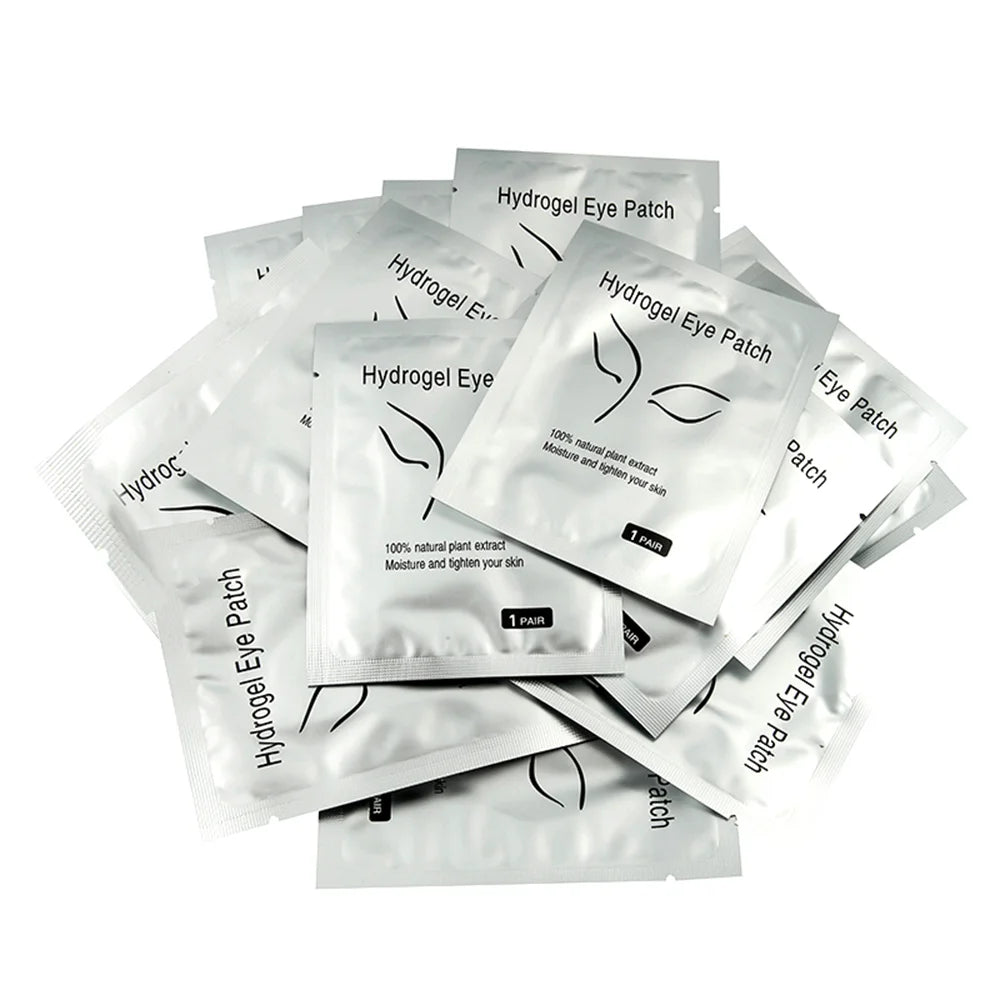 50Pairs/Lots Eye Patches Eyelash Extension Under Eye Pads Hydrogel Patches For Extension Padding For Eyelash Extension Makeup
