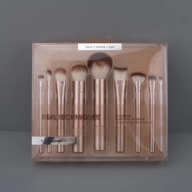 RT4266 Popular Full Set of Makeup Brush Set Powder Blusher Brush Halo Dye Brush Eye Shadow Brush Beauty Egg