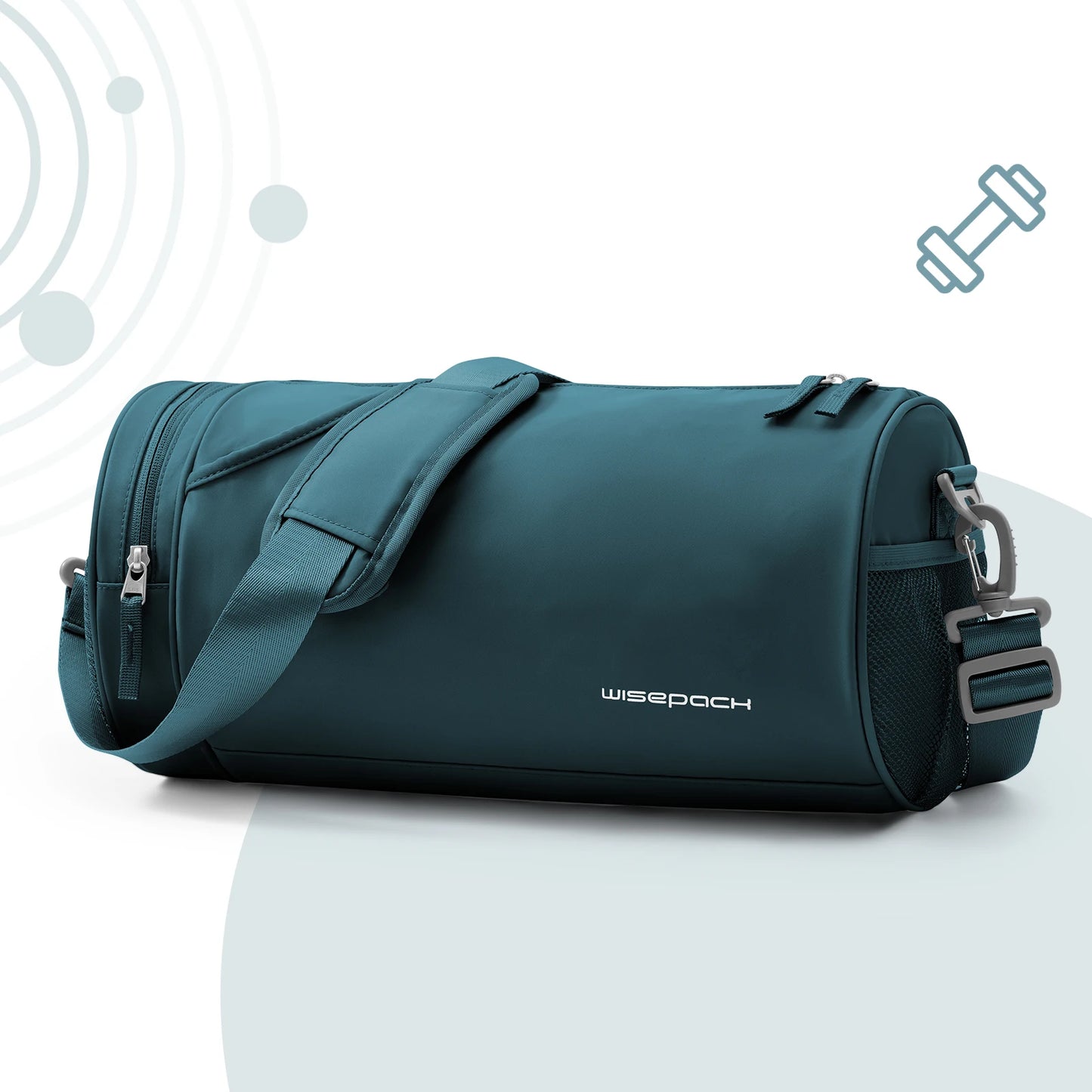 Women Men Gym Bag Sports Bag - Gym Bag with Wet Compartments for Travel, Sportsman Training Gym Bag,Travel Duffle Bag, Pool Bag