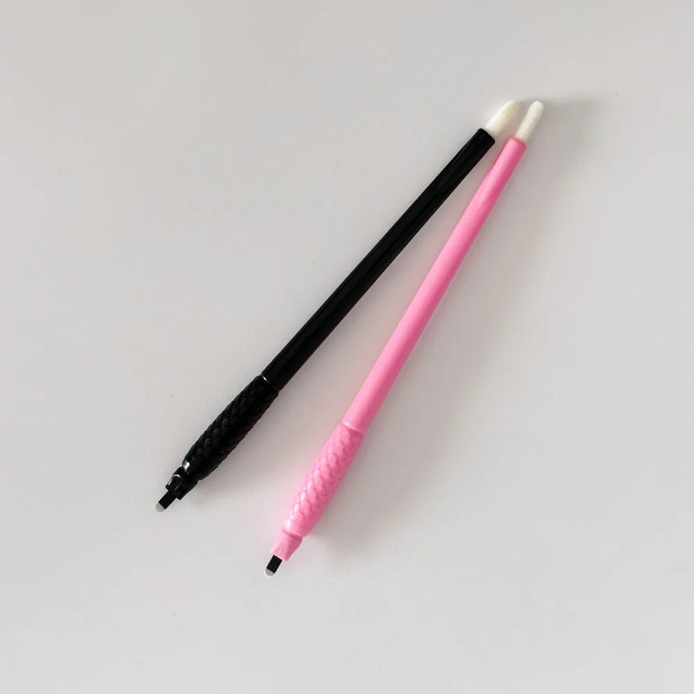 10Pcs 0.15mm 18U Disposable Microblading Tattoo Pen Permanent Makeup Eyebrow Manual Tattoo Pen