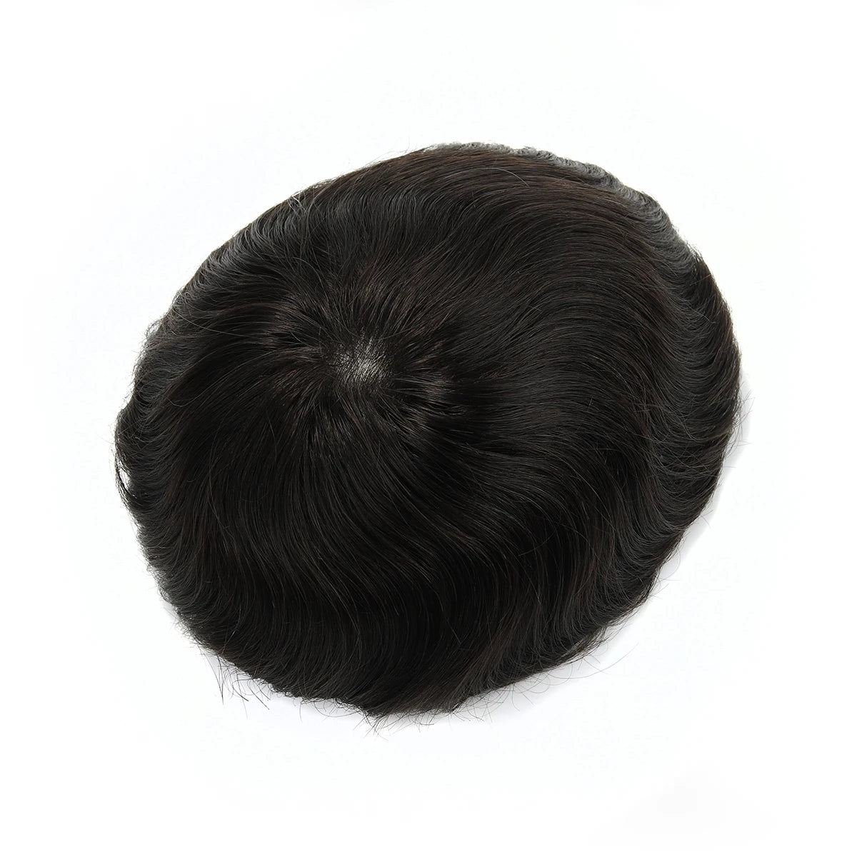 Beeos TJNG 6 inches 0.03-0.04mm Super Thin Skin Men Toupee Hair System Human Hair Protesis Capilar Hombre Pelo Humano