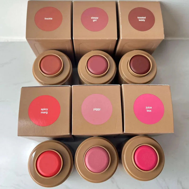 Makeup Mirror Storage Bag Summer Limited Edition Lemontini Lip Gloss Sun Soak Tan Line Cheek Blush Mild Face Cream Glazing Milk