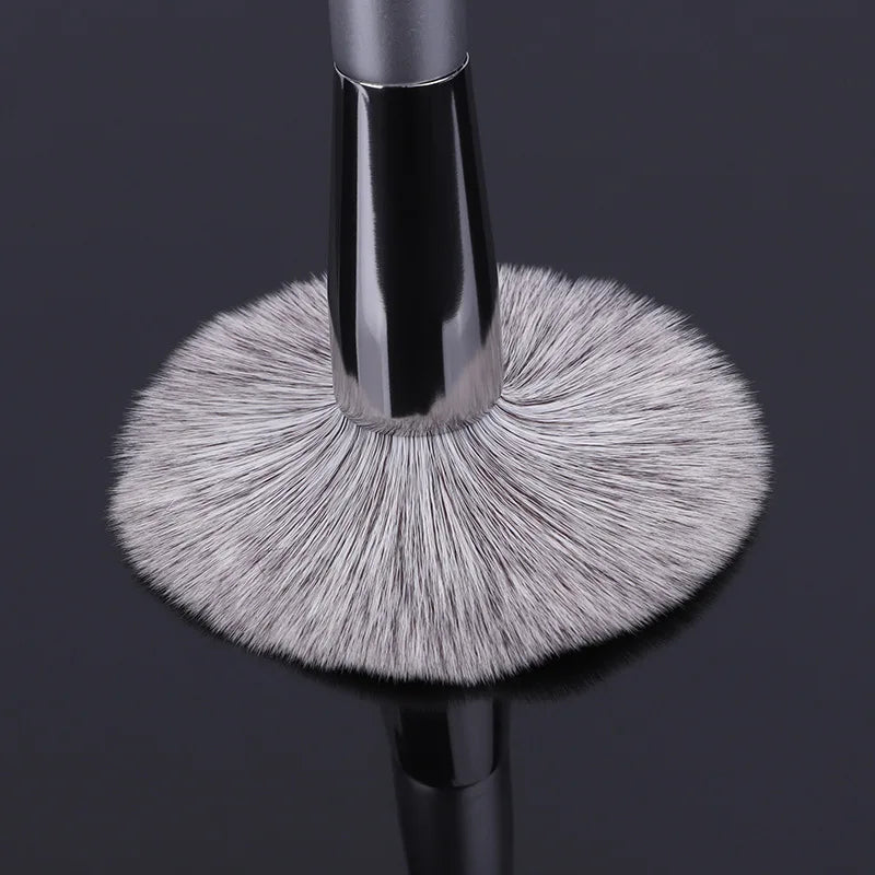 KLINA 12PCS Makeup Brushes Kit Professional Natural Goat Hair Foundation Powder Contour Eyeshadow Lip Make Up Tools For Women