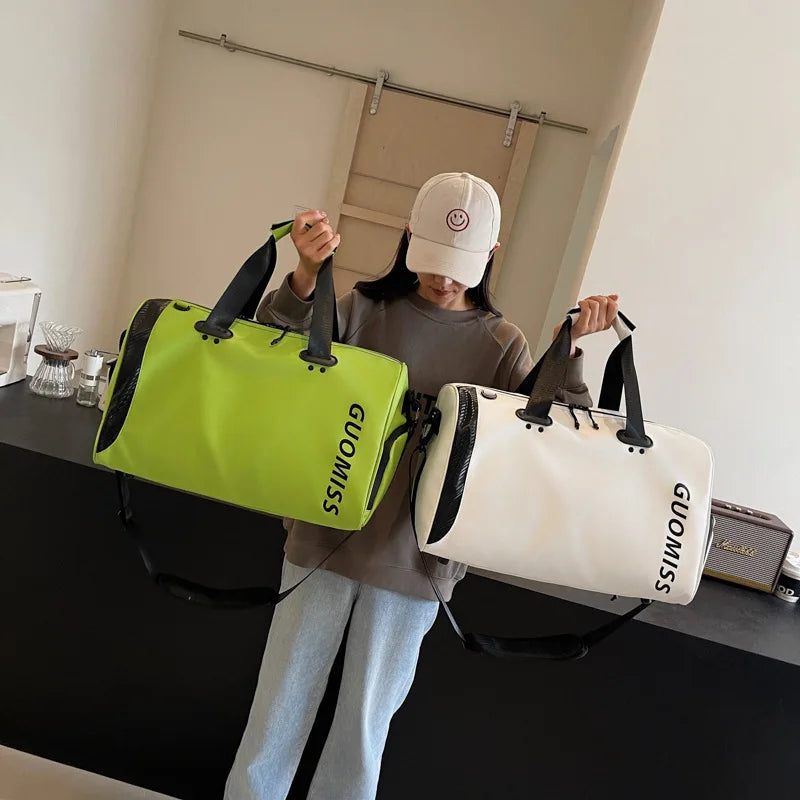 New Oxford Large-Capacity Travel Bag for Women Short-Trip Storage Luggage Bag for Men Wet and Dry Separation Sports Gym Bag