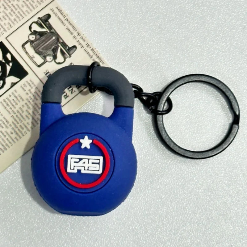 Creativity Weight Piece Barbell Keychain Gym Gifts for Gym Love Weight Piece Detachable Barbell Key Chain Charm Bag Pendant