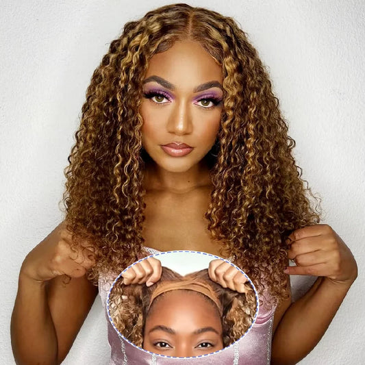 40 Inch Deep Wave Human Hair Wigs 427 Highlight 5x5 Hd Lace Frontal Wig 100% Human Hair 200 Density Pre Plucked Brazilian Hair