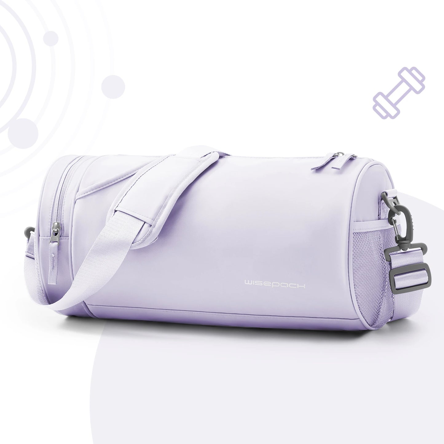 Women Men Gym Bag Sports Bag - Gym Bag with Wet Compartments for Travel, Sportsman Training Gym Bag,Travel Duffle Bag, Pool Bag