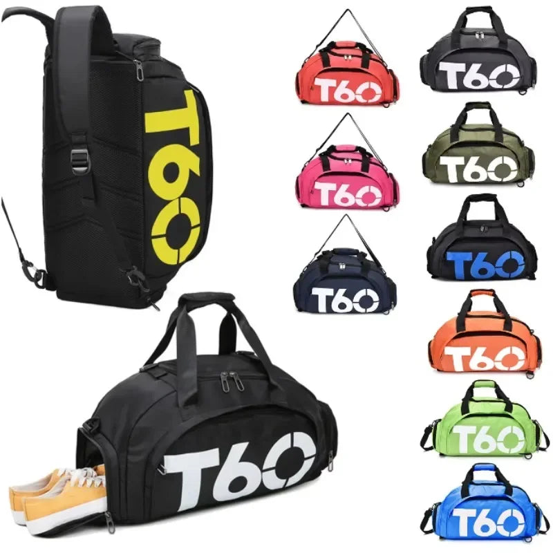 Travel Sports Bag Men Gym Bag Oxford Dry Wet Separation Bag Large Capacity Yoga Sports Backpack Luggage Bag Fitness Training Bag