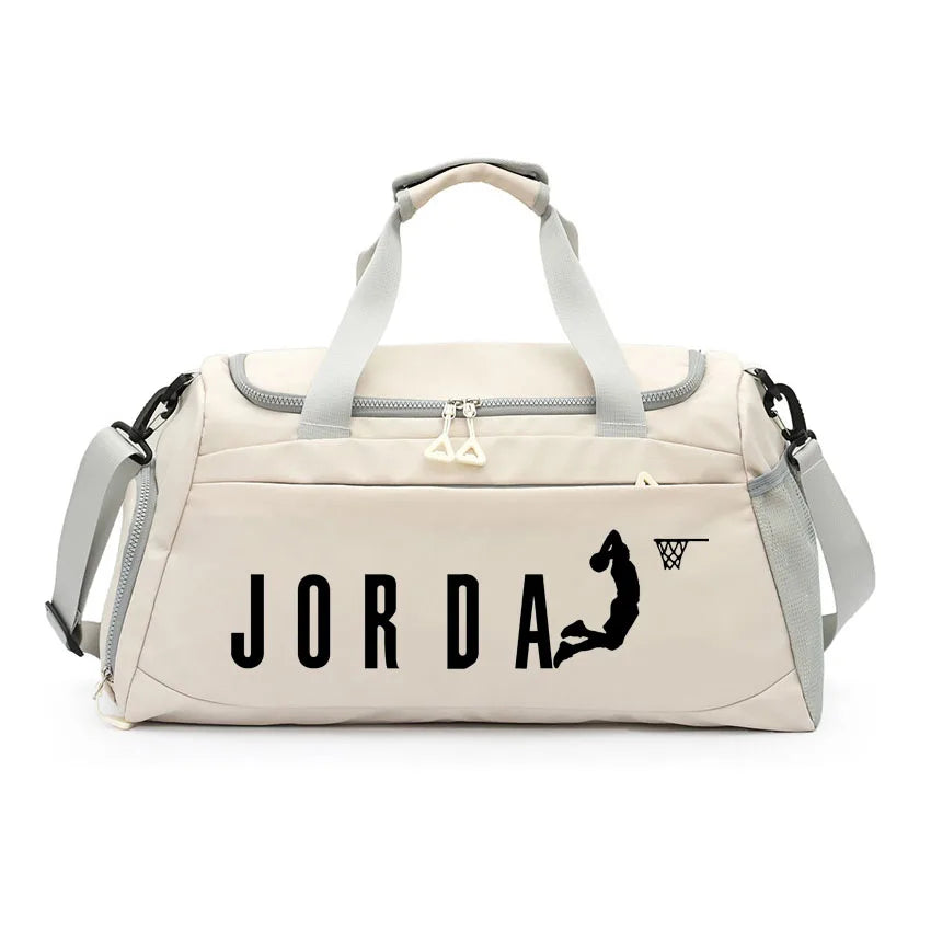 Dry Wet Separation Bags Basketball Yoga Sports Shoulder Handbags Waterproof Multifunctional Swimming  JOR Letter Printed Bag