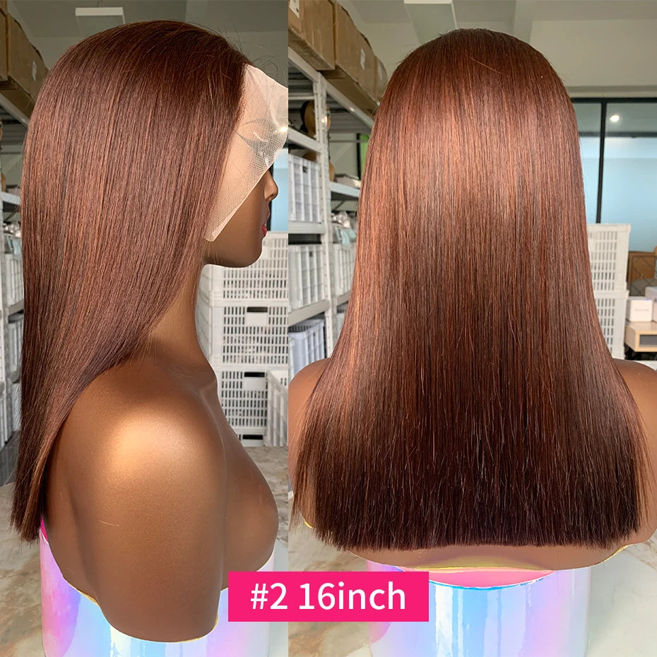 Vietnamese Glueless Wigs 100%human Hair Quality 2x6 Lace Closure Ready to Wear Wig 250 Density13x6 13x4 Lace Frontal Bob Wigs #2