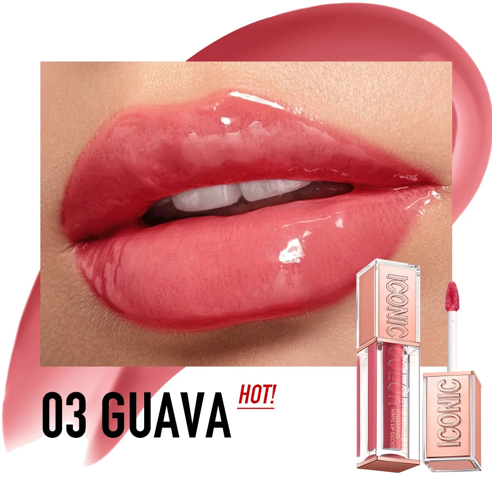 O.TWO.O Lip Gloss Lip Tint Glow Lightweight Hydrating Moisturizing Non-Sticky Long Lasting Plump Red High-shine Lip Glaze Makeup