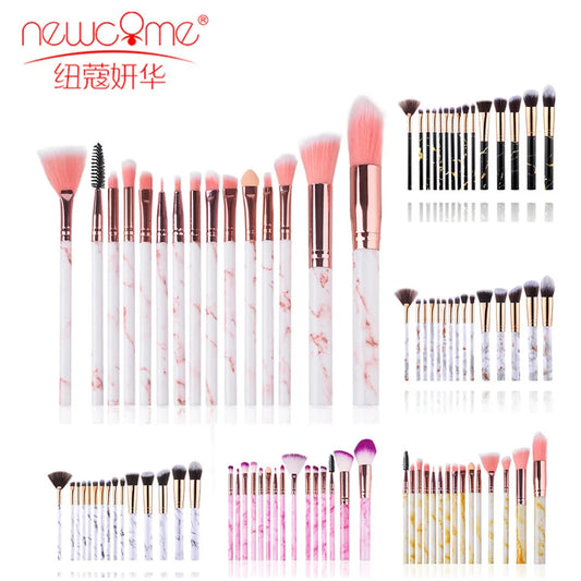 5/15/20Pcs Makeup Brush Set Makeup Concealer Brush Blush Loose Powder Brush Eye Shadow Highlighter Foundation Brush Beauty Tools