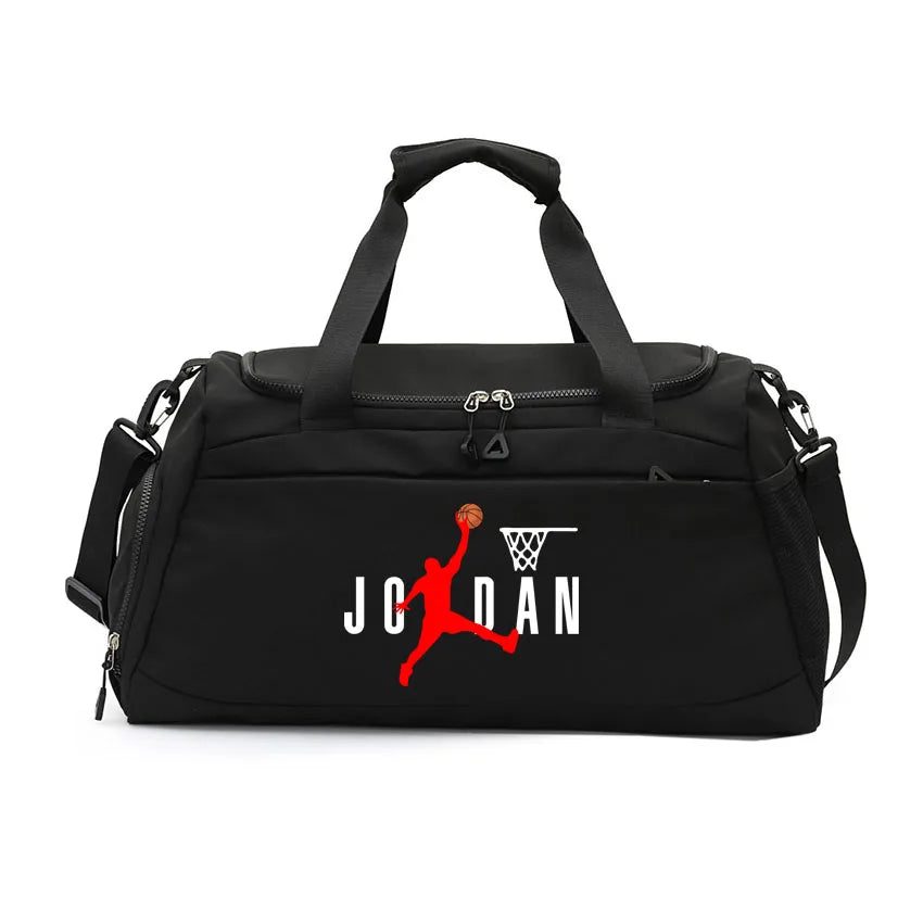 Dry Wet Separation Bags Basketball Yoga Sports Shoulder Handbags Waterproof Multifunctional Swimming  JOR Letter Printed Bag