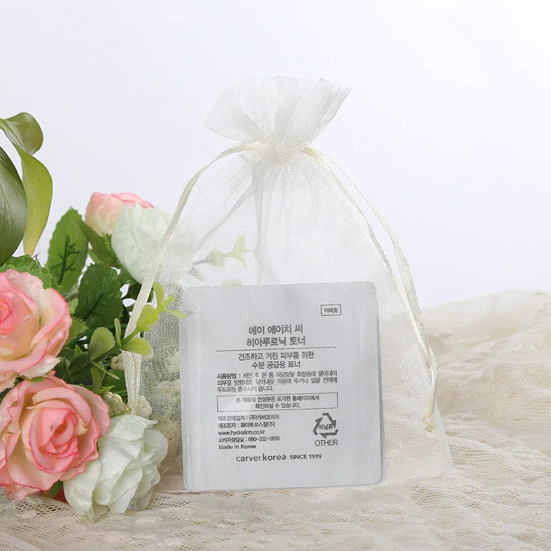 Wholesale Packaging Bags 10/50pcs Organza Gift Bags Wedding Party Decoration White Engagement Gift Bag Pouch 7x9 10x15cm 50%