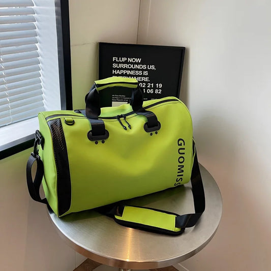 New Oxford Large-Capacity Travel Bag for Women Short-Trip Storage Luggage Bag for Men Wet and Dry Separation Sports Gym Bag