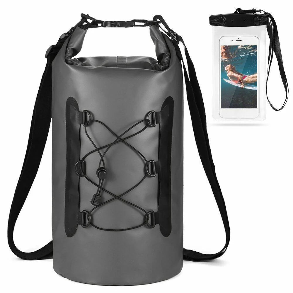 15L Swimming Bucket Dry Waterproof Bag Dry Bag Sack Waterproof Floating Dry Gear Bags For Boating Fishing Rafting Swimming