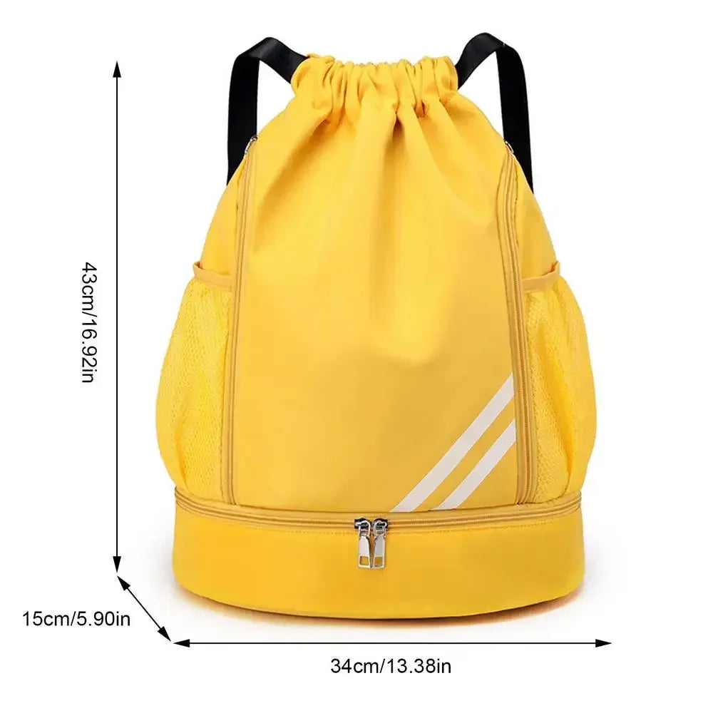 Basketball Training Bag Outdoor Mountaineering Backpack Leisure Travel Wet and Dry Separation Bundle Pocket Sport Bag Girl Gym