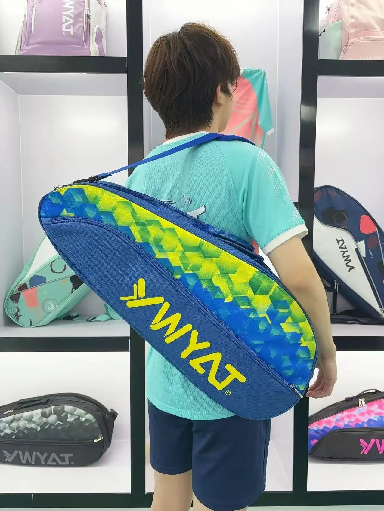 ﻿ 2025 New Tennis Rackets Bag Large Capacity Tennis Backpack Badminton Gymbag Squash Racquet Bag With Separated Shoes Bag