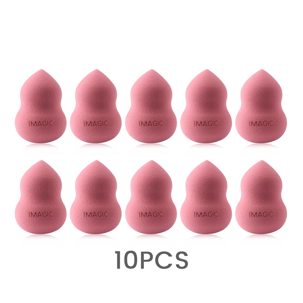 IMAGIC 10PCS/KIT Makeup Sponge Soft For Foundation Concealer Cream Wholesale Healthy Latex Smooth Wet And Dry Women Makeup Tool