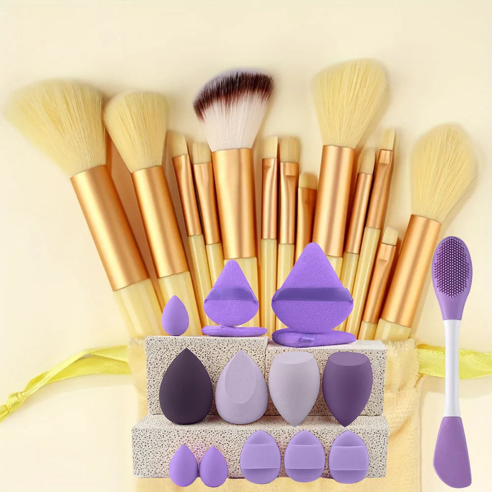 8/13/28Pcs Makeup Brushes Sets Professiona Cosmetic Foundation Powder Eyeshadow Kabuki Blending Make Up Brush Makeup Beauty Tool