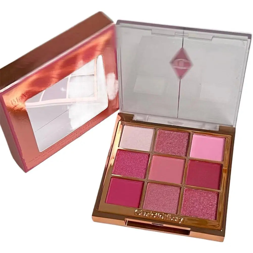 CT 9-color Eyeshadow Palette Shell-like High-gloss Gemstone Palette Controls Oil Light Matte Finish Lasts Longtime Makeup