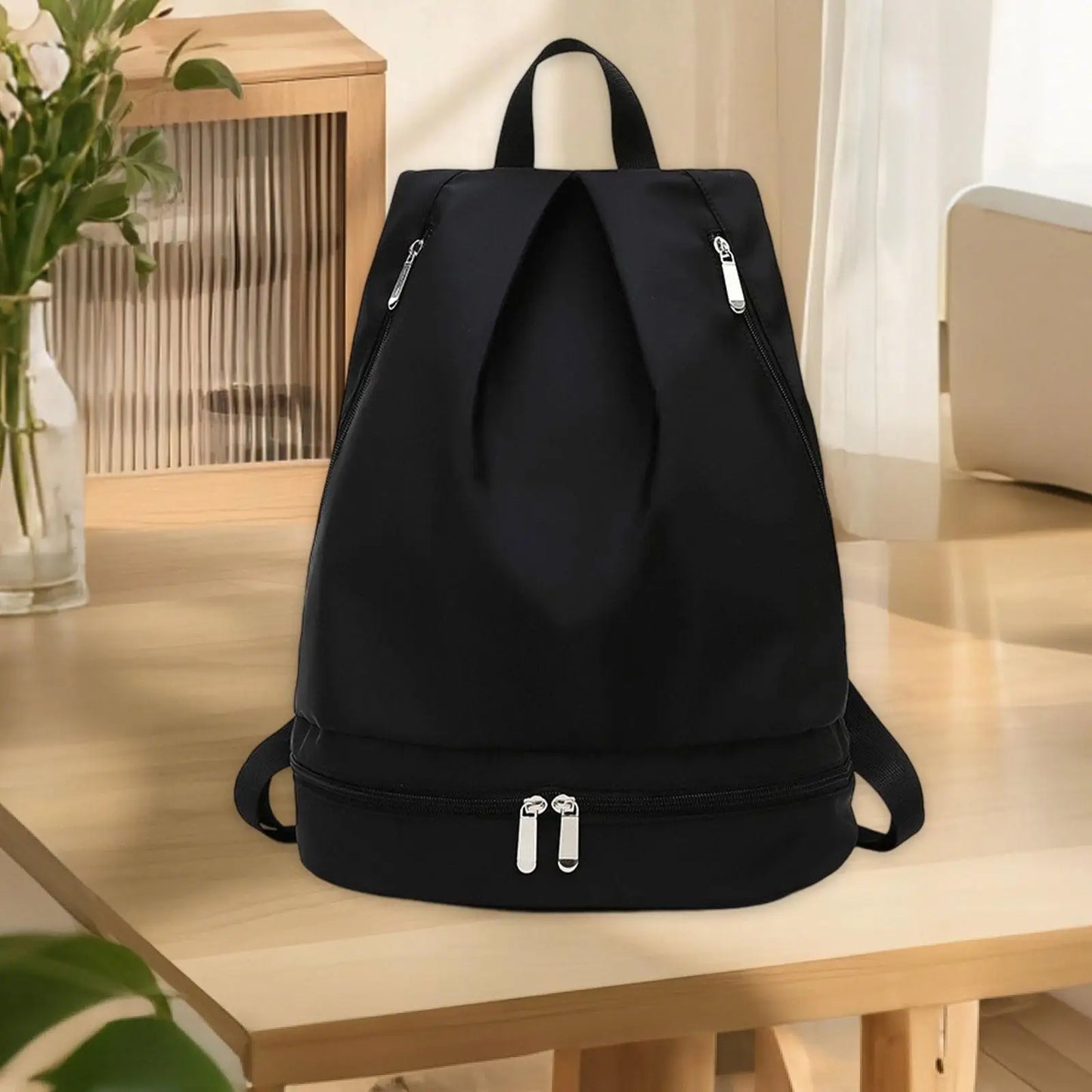 Gym Backpack Waterproof Adjustable Strap Beach with Wet Pocket Travel Portable Swimming Rucksack Small Gym Bag Sports Backpack