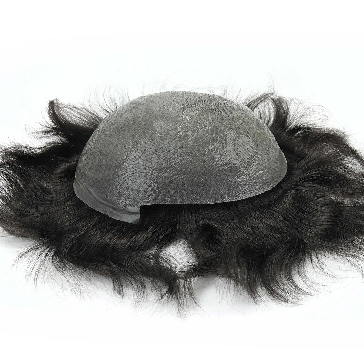 Beeos TJNG 6 inches 0.03-0.04mm Super Thin Skin Men Toupee Hair System Human Hair Protesis Capilar Hombre Pelo Humano