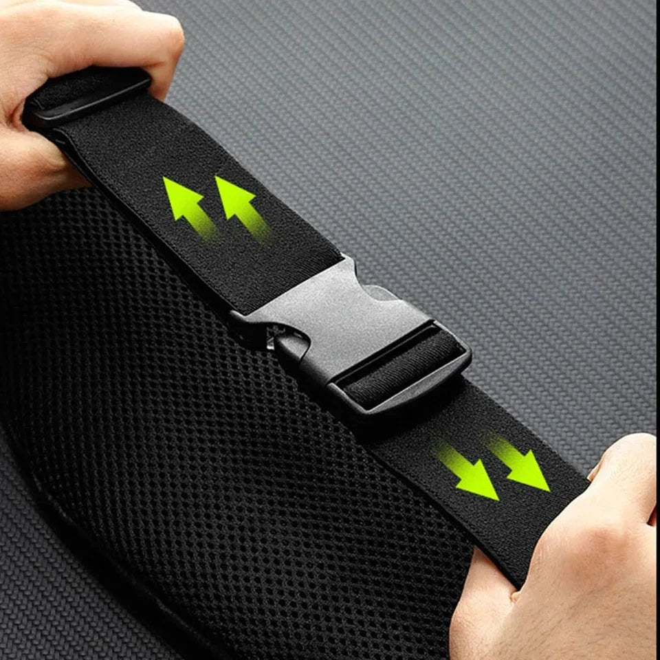 Gym Yoga Waist Belt Pack Running Double Zipper Pocket Waist Bag Waistband Sport Bag Mobile Phone Wasit Wallet Men Women Unisex