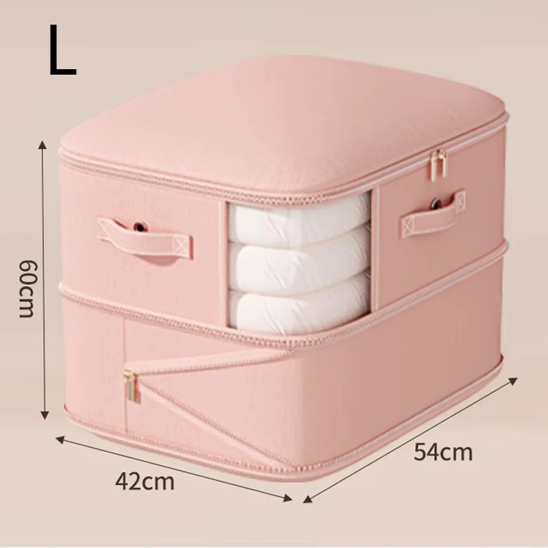 Self Compression Comforter Storage Bag Ultra Space Saving Compression Large Capacity Storage Bags for Bedding Duvet Down Jacket