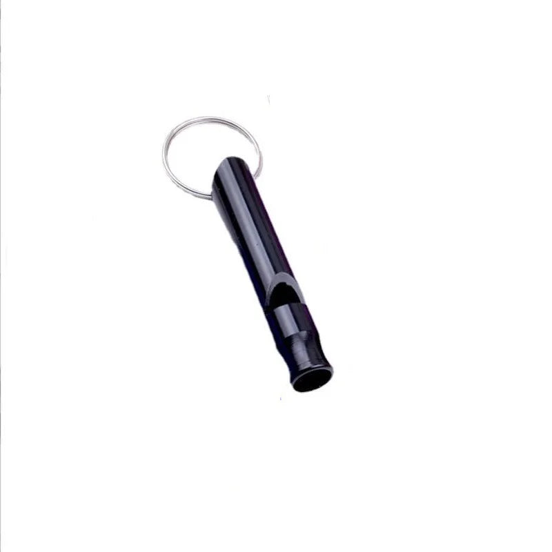 Cheap Whistle Keychain Self Defense Outdoor Multifunctional Metal Aluminum SOS First Aid Whistle Explore Keyring Key Chain